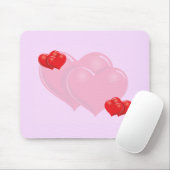 Tapis De Souris Coeurs lourds (Avec souris)