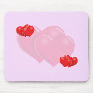 Tapis De Souris Coeurs lourds