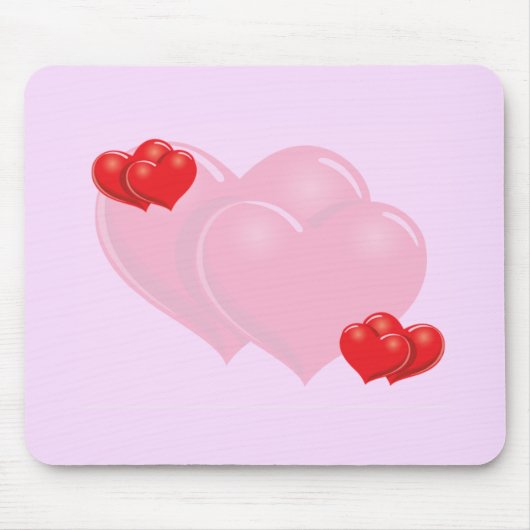 Tapis De Souris Coeurs lourds (Devant)