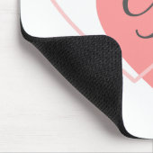 Tapis De Souris Coeurs Monogrammes 2 (Coin)