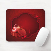 Tapis De Souris Coeurs Mousepad (Avec souris)