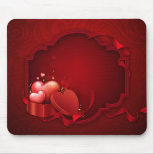 Tapis De Souris Coeurs Mousepad