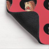 Tapis De Souris Coeurs Mousepad de hérisson (Coin)
