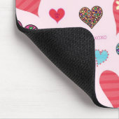 Tapis De Souris Coeurs Mousepad de sucrerie (Coin)
