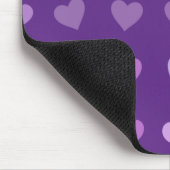 TAPIS DE SOURIS COEURS PASTEL PURPLE (Coin)