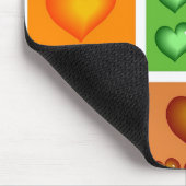 Tapis De Souris Coeurs réglés (Coin)