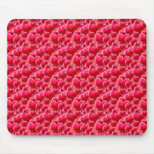 Tapis De Souris Coeurs roses (Devant)