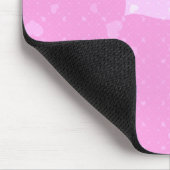 Tapis De Souris Cœurs roses avec amour (Coin)