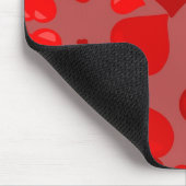 Tapis De Souris Coeurs rouges (Coin)
