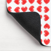 Tapis De Souris Coeurs rouges (Coin)