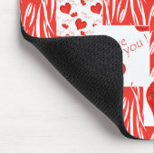 Tapis De Souris Coeurs rouges, amour. (Coin)