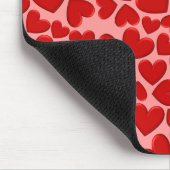 Tapis De Souris Coeurs roux (Coin)