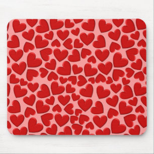 Tapis De Souris Coeurs roux