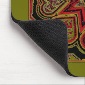 Tapis De Souris 'Coeurs Rustiques' Mousepad (Coin)