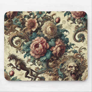 Tapis De Souris Coeurs sauvages & Chiens de Gaunt - Gothique victo