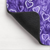 Tapis De Souris Coeurs tombants - Violet (Coin)