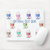 Tapis De Souris Coffee Cups (Avec souris)