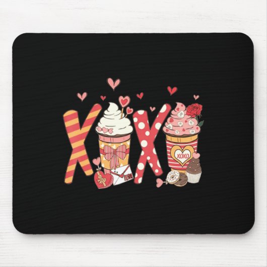 Tapis De Souris Coffee Is My Valentine Funny Teacher Coffee Lover  (Devant)