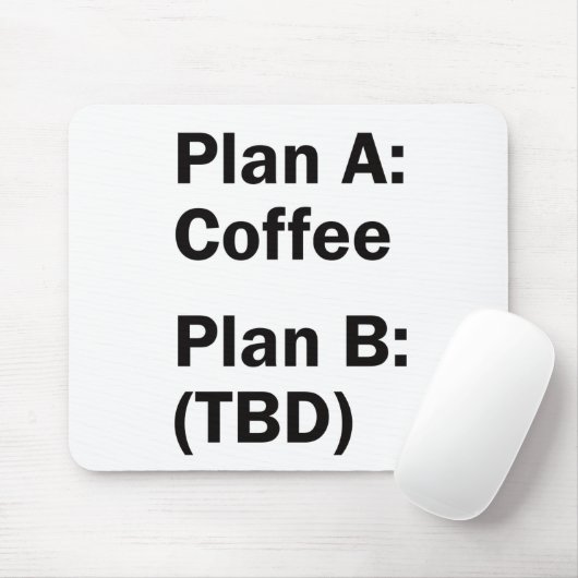 Tapis De Souris Coffee Plan (Avec souris)