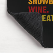 Tapis De Souris Coffee Snowboard Wine Repeate (Coin)