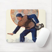 Tapis De Souris Coffre-fort au plat (Avec souris)