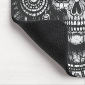 Tapis De Souris Coiffe de crâne aztèque par BurnsInHell (Coin)
