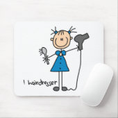 Tapis de souris coiffeur (Avec souris)