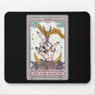 Tapis De Souris Coiffeur Tarot Card gothique Coiffeur Salon Ha