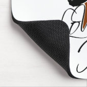 Tapis De Souris Coiffure noire naturelle | L'amour est dans les ch (Coin)