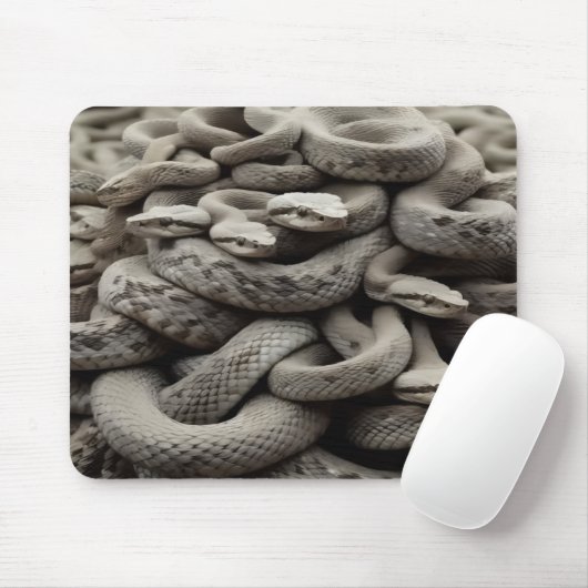 Tapis De Souris Coiled Serpents (Avec souris)