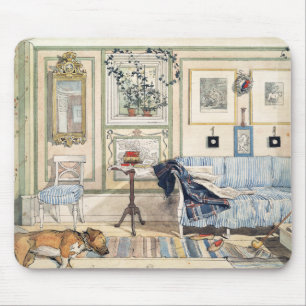 Tapis De Souris Coin confortable par Carl Larsson