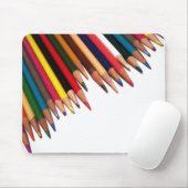 Tapis De Souris Coin crayon coloré (Avec souris)
