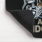 Tapis De Souris Coincé Entre Idk, I Et Idgaf, Drôle Skeleton Gan (Coin)