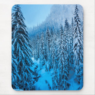 Tapis De Souris Col de Snoqualmie, État de Washington.
