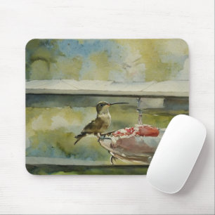 Tapis De Souris Colibri à la fenêtre Mousepad