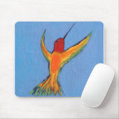Tapis De Souris Colibri bleu (Avec souris)