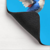 Tapis De Souris Colibri bleu percé (Coin)
