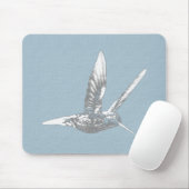 Tapis de souris Colibri Gris (Avec souris)
