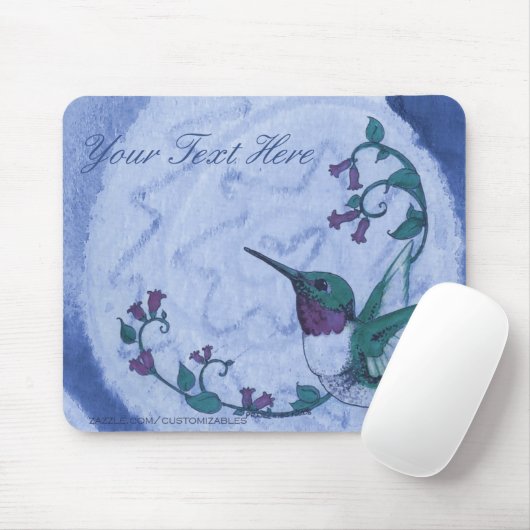 Tapis De Souris Colibri Mousepad (Avec souris)