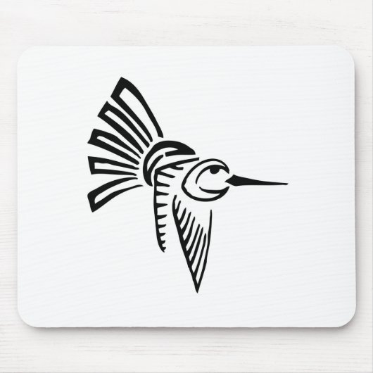 Tapis De Souris Colibri tribal (Devant)