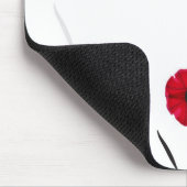 Tapis De Souris Colibris et fleurs de pavots (Coin)