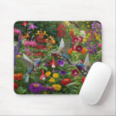 Tapis De Souris Colibris Steampunk (Avec souris)