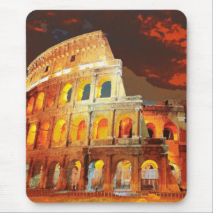 Tapis De Souris Colisée Italie Rome Voyage Art Vintage