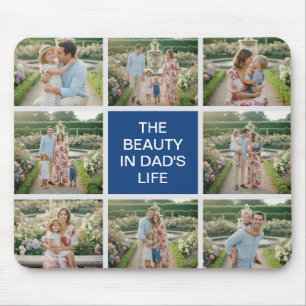 Tapis De Souris Collage de 8 photos personnalisé - Cadeau personna
