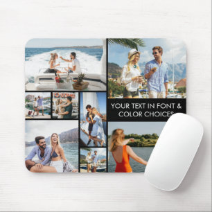 Tapis De Souris Collage de 8 photos personnalisé pour couple