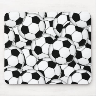 Tapis De Souris Collage de ballon de football