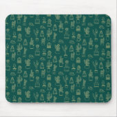 Tapis De Souris Collage de cactus de dessin de main (Devant)