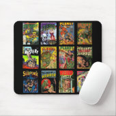Tapis de souris Collage de couvertures de bandes d (Avec souris)