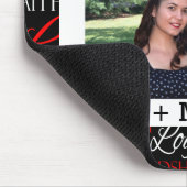 Tapis De Souris Collage de mot de Saint-Valentin de photo (Coin)