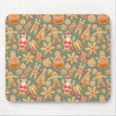 Tapis De Souris Collage de Noël (Devant)